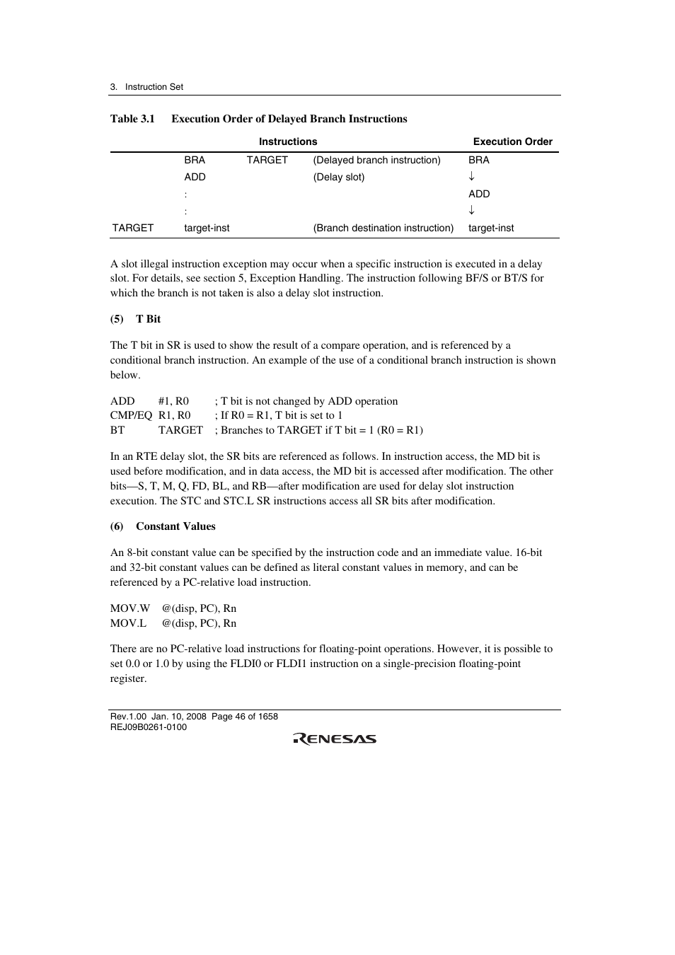 Renesas SH7781 User Manual | Page 76 / 1692