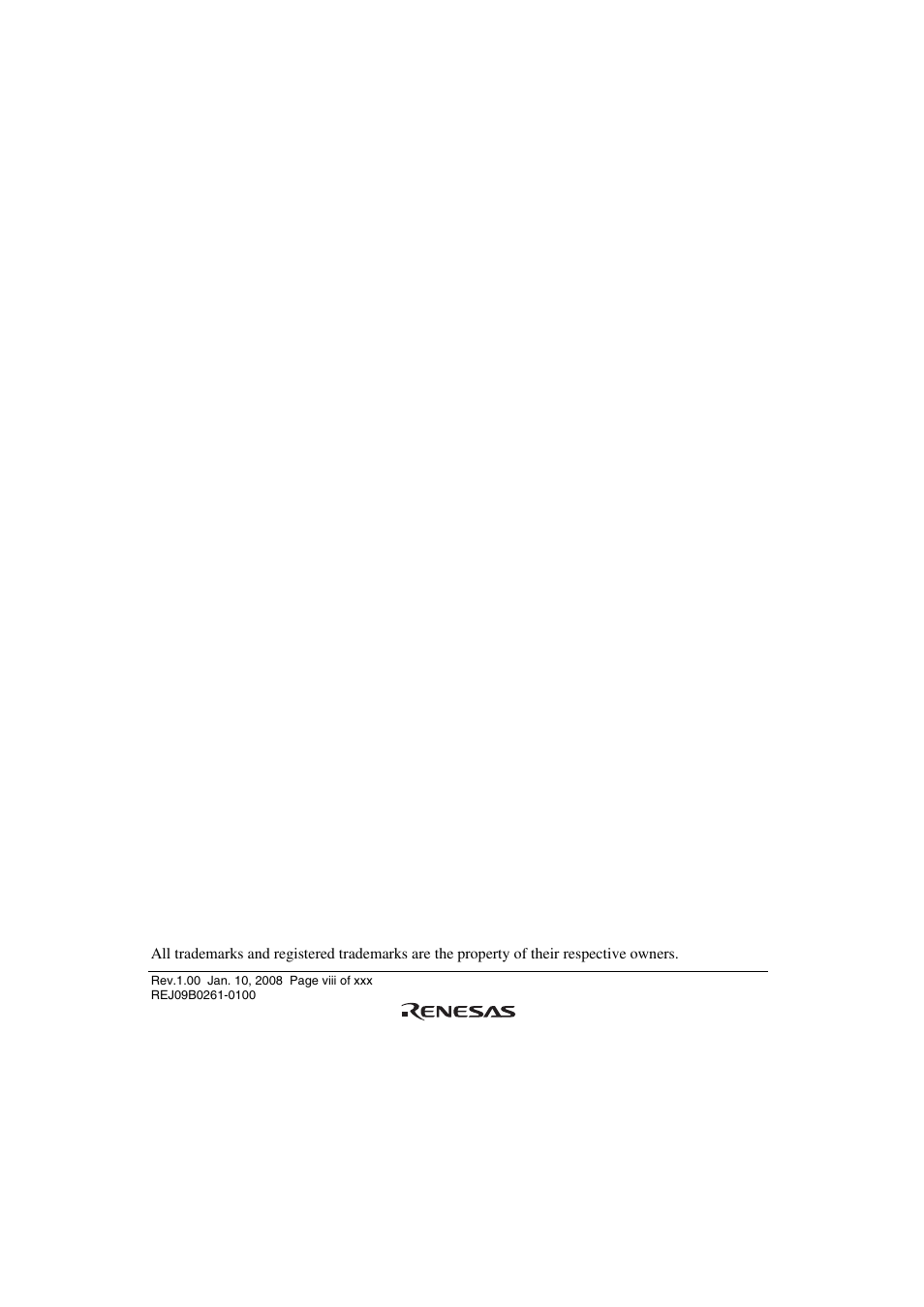 Renesas SH7781 User Manual | Page 8 / 1692