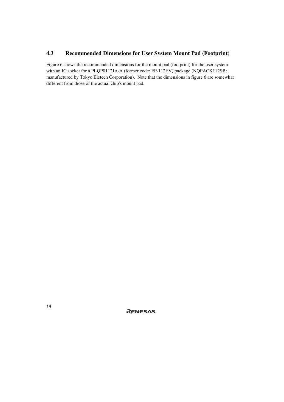 Renesas SuperHTM Family SH7084 User Manual | Page 32 / 48