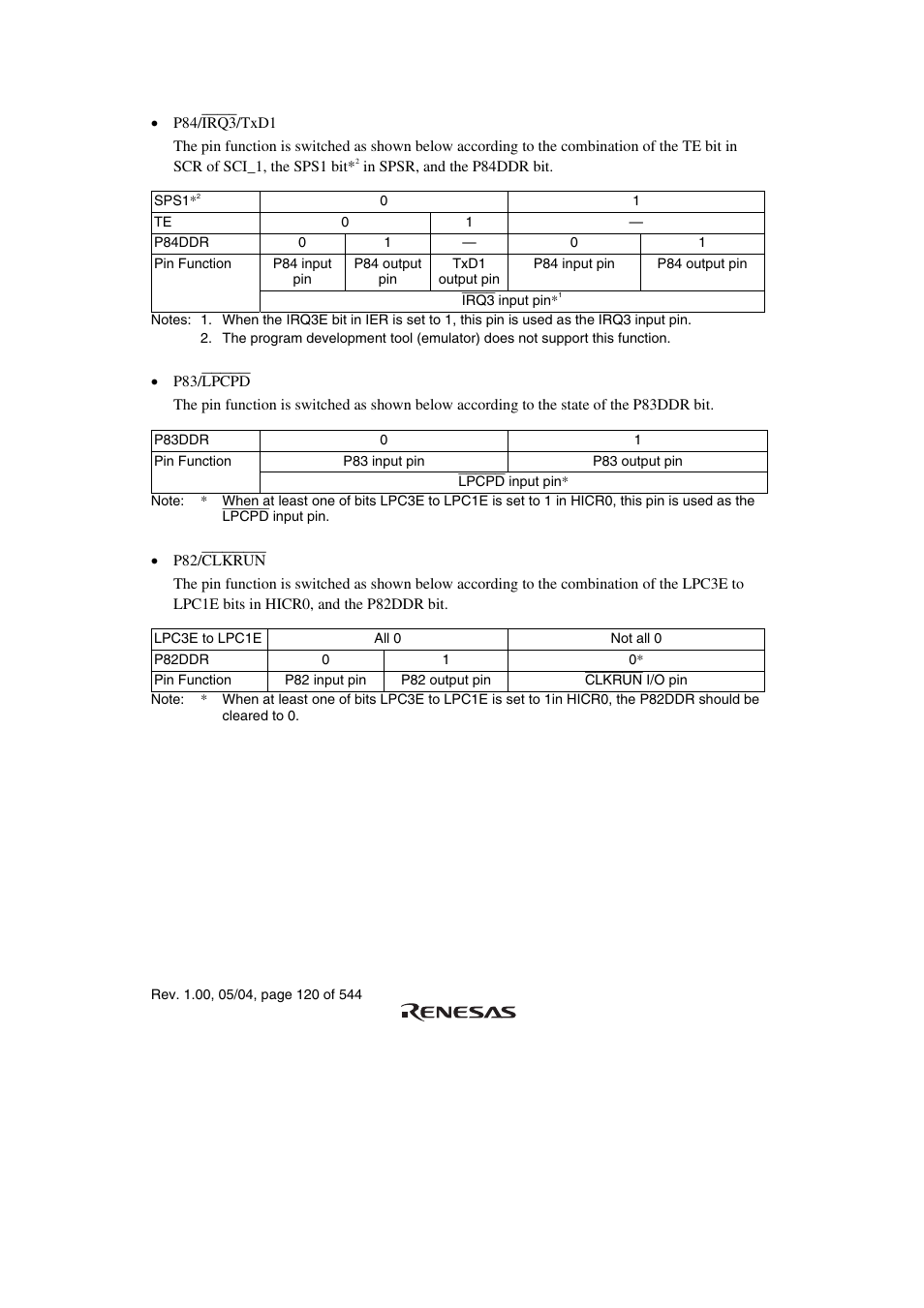 Renesas H8S/2111B User Manual | Page 154 / 582