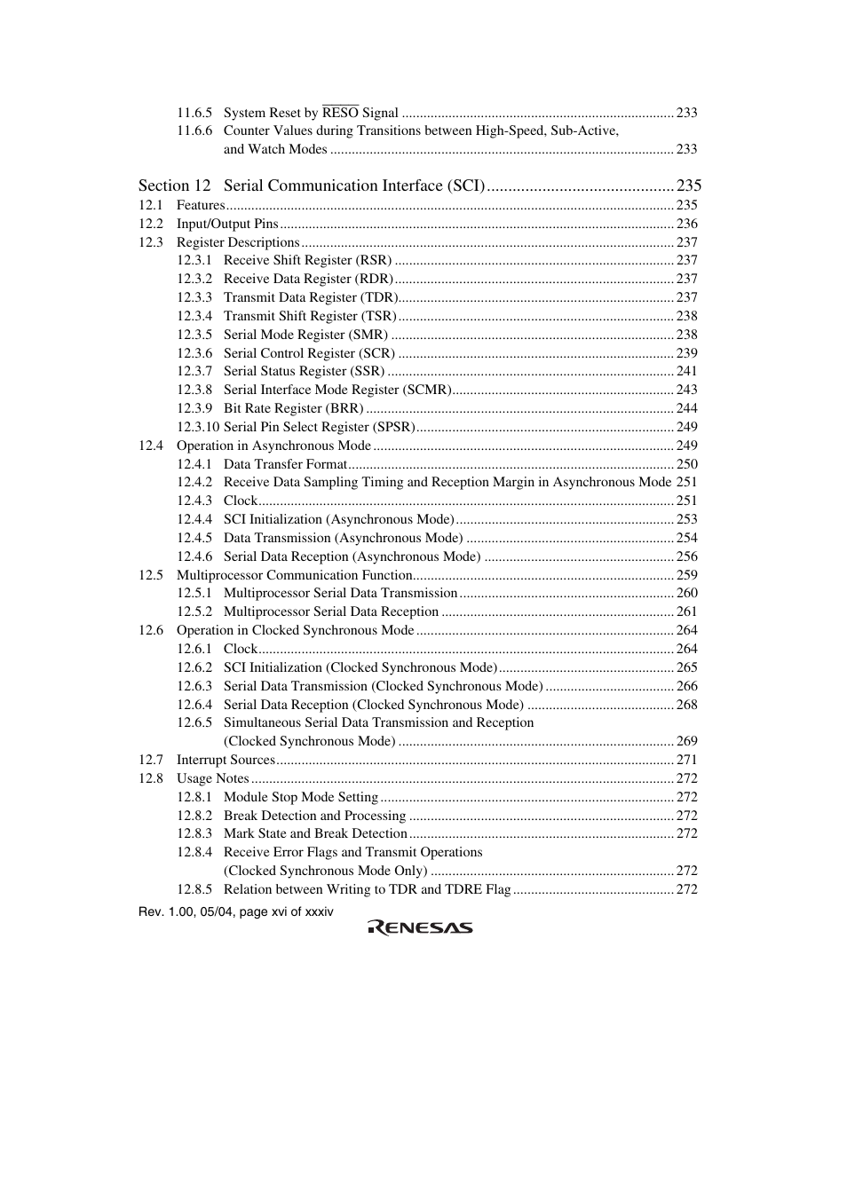 Renesas H8S/2111B User Manual | Page 16 / 582