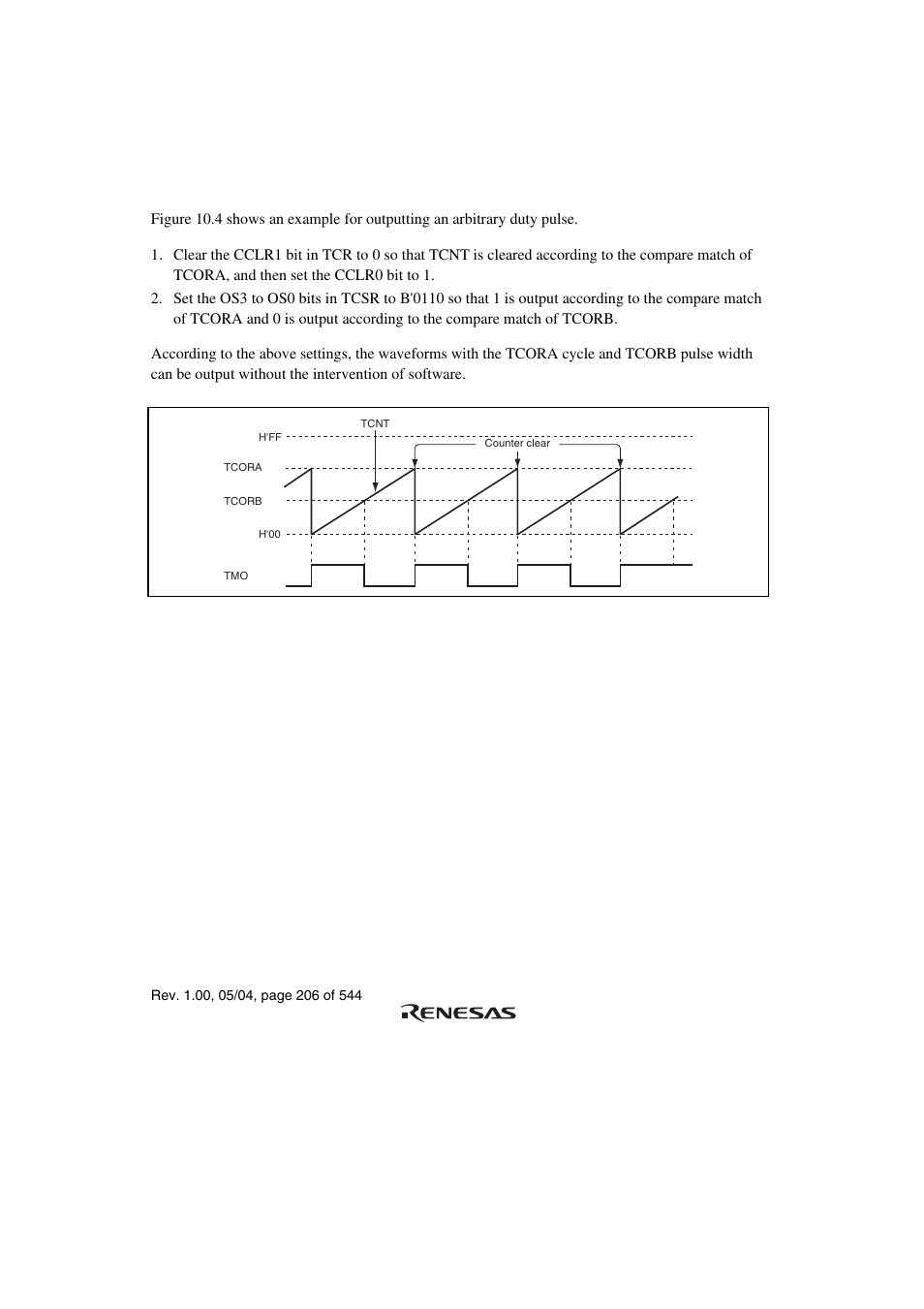 4 operation, 1 pulse output | Renesas H8S/2111B User Manual | Page 240 / 582