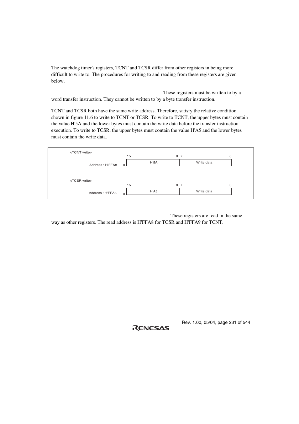6 usage notes, 1 notes on register access | Renesas H8S/2111B User Manual | Page 265 / 582