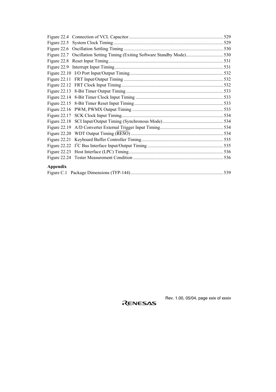 Renesas H8S/2111B User Manual | Page 29 / 582