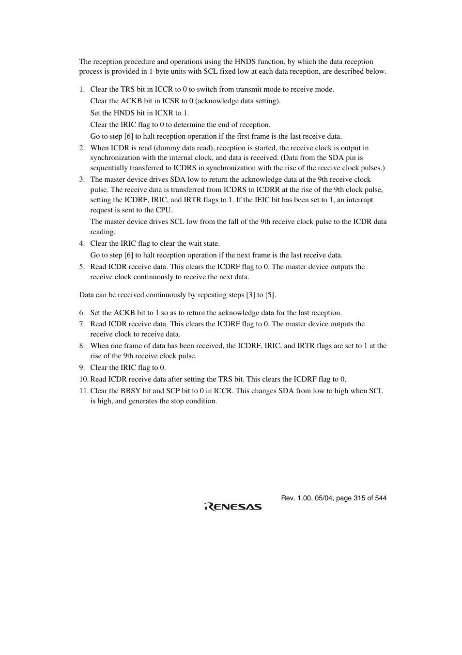 Renesas H8S/2111B User Manual | Page 349 / 582
