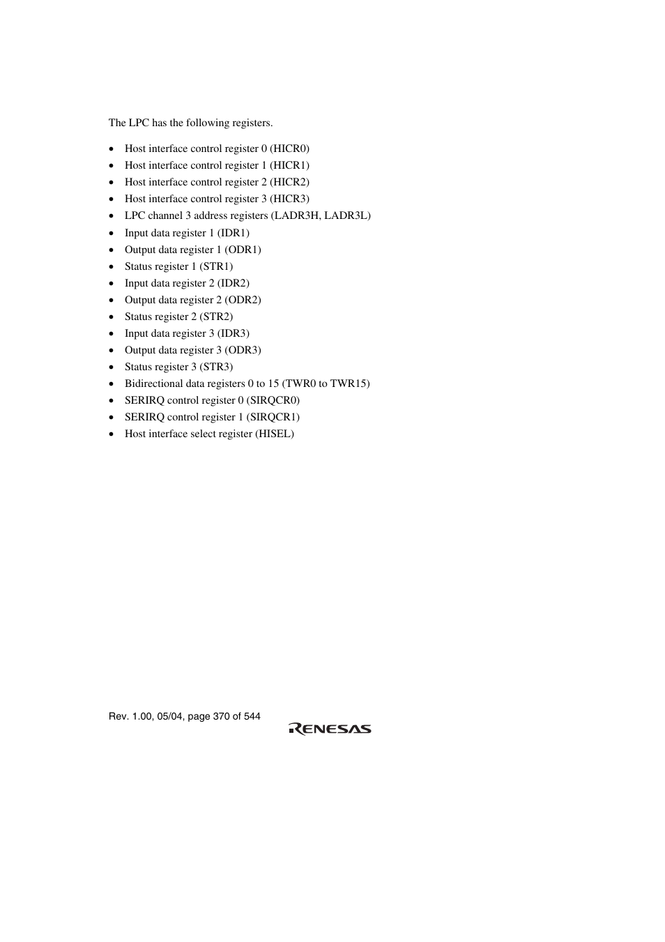 3 register descriptions | Renesas H8S/2111B User Manual | Page 404 / 582