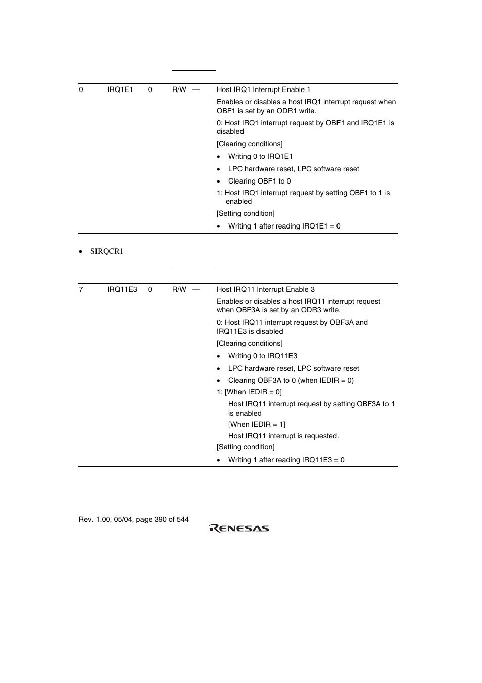 Renesas H8S/2111B User Manual | Page 424 / 582