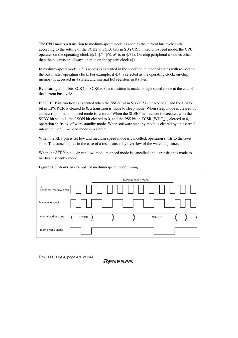 3 medium-speed mode | Renesas H8S/2111B User Manual | Page 504 / 582