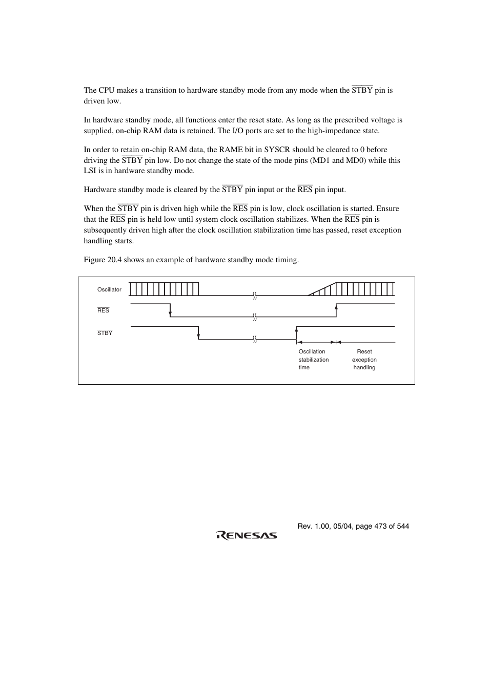 6 hardware standby mode | Renesas H8S/2111B User Manual | Page 507 / 582