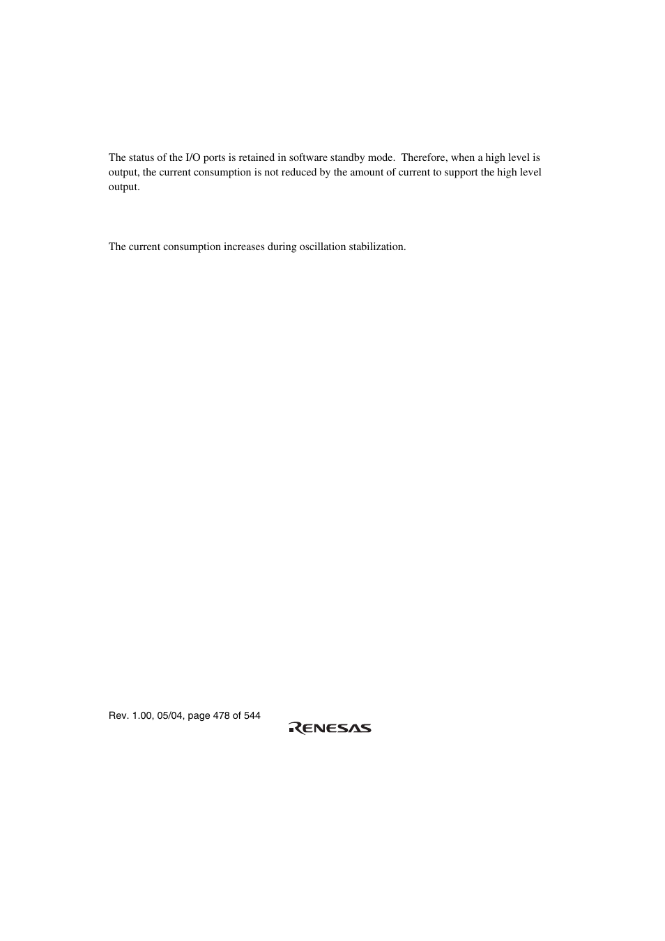 12 usage notes, 1 i/o port status | Renesas H8S/2111B User Manual | Page 512 / 582