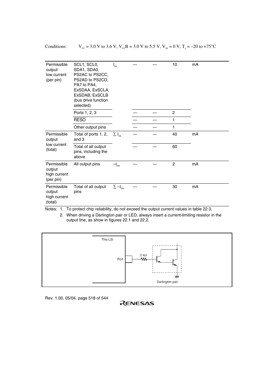 Renesas H8S/2111B User Manual | Page 552 / 582