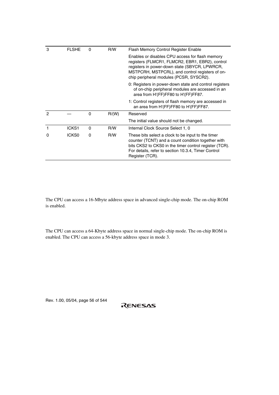 3 operating mode descriptions, 1 mode 2, 2 mode 3 | Renesas H8S/2111B User Manual | Page 90 / 582