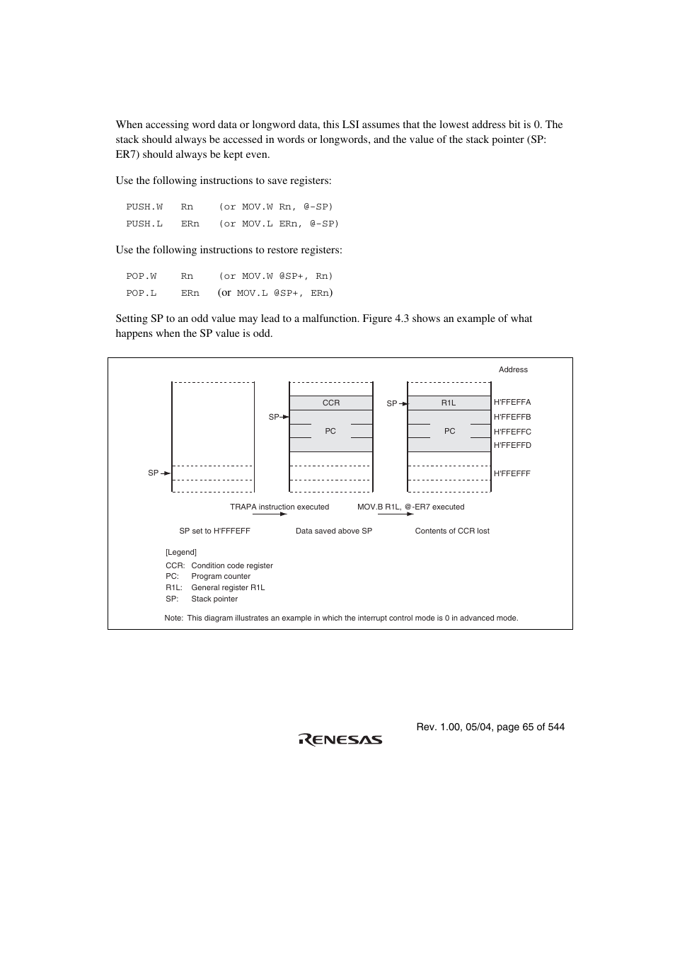 7 usage note | Renesas H8S/2111B User Manual | Page 99 / 582