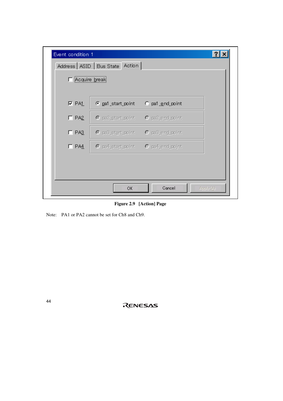 Renesas Emulator System SH7362 User Manual | Page 52 / 66