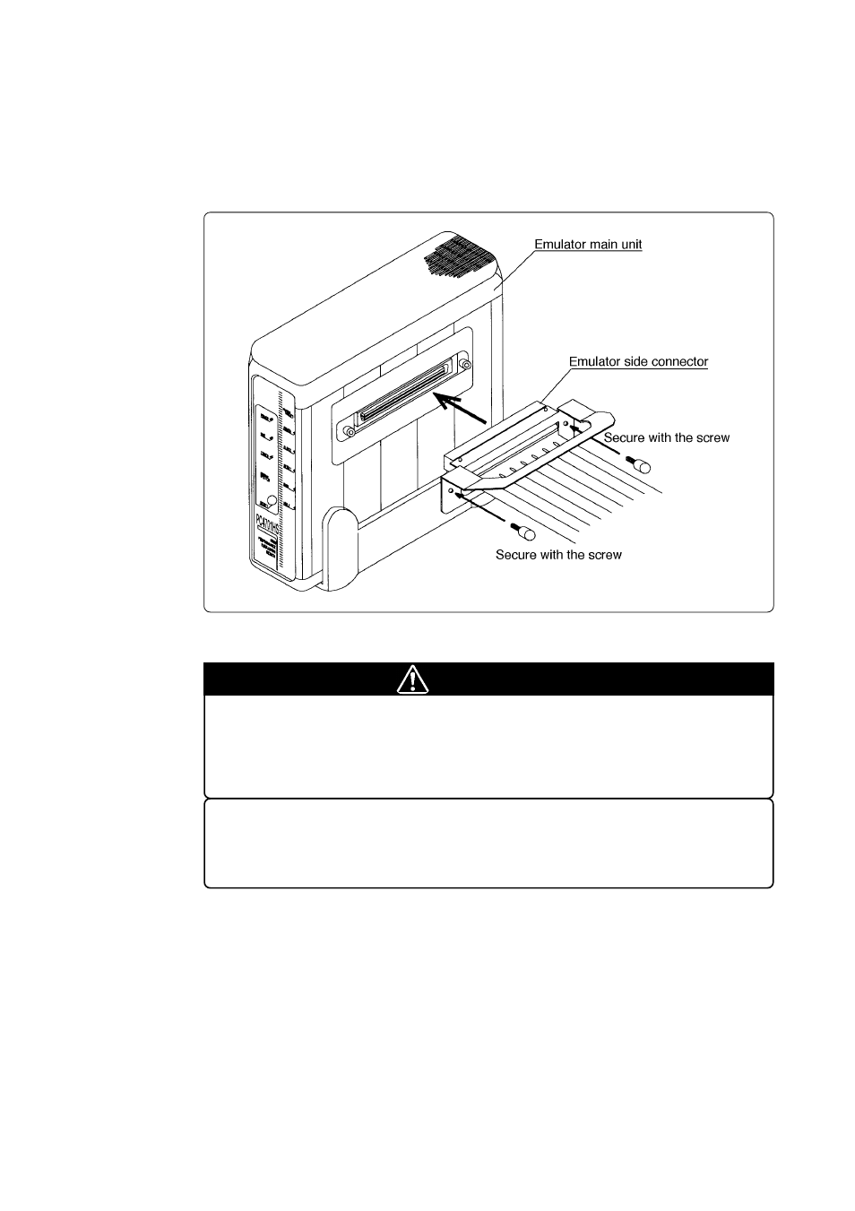 3 connecting the pc4701, Caution | Renesas M38000TL2-FPD User Manual | Page 24 / 56