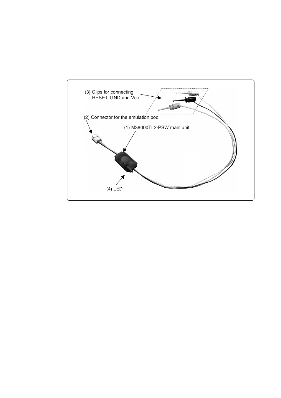 1) functions of each part of the m38000tl2-psw | Renesas M38000TL2-FPD User Manual | Page 29 / 56