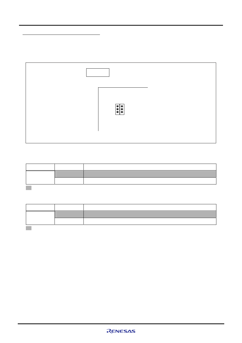 3 serial port select jumpers (jp3,jp4), Operational specifications | Renesas SH7149 User Manual | Page 46 / 60