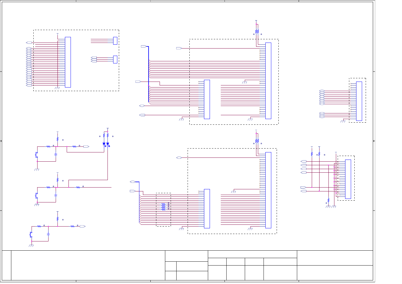 M3a-hs49, Renesas solutions corporation, Ver. 1.0 | Change, Bus connectors/push sw, Extension connector, Date approved scale designed checked drawn | Renesas SH7149 User Manual | Page 56 / 60