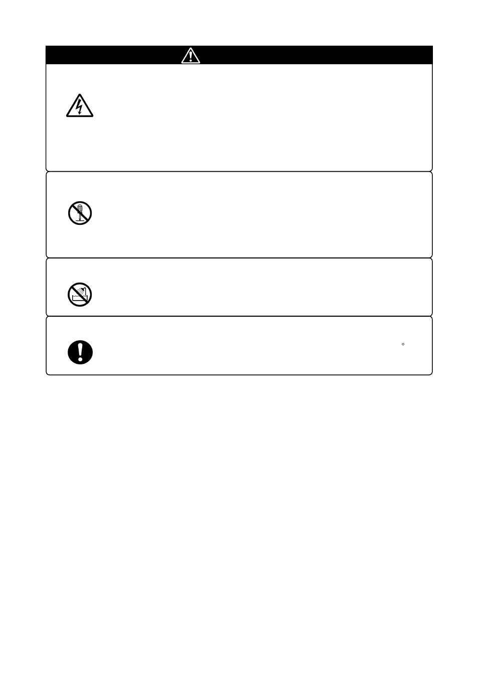 Warning, Warnings for ac power supply, Warnings to be taken for this product | Warning for installation, Warning for use environment | Renesas SDI Emulator System M32100T-EZ-E User Manual | Page 9 / 44