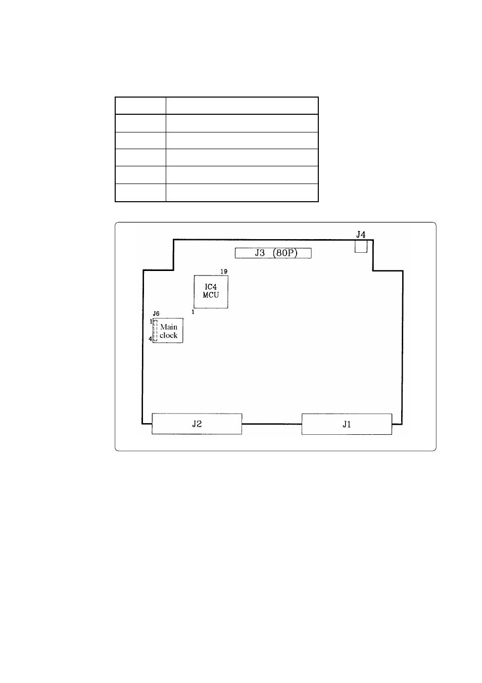 4 description of connectors | Renesas MCU Board for PC4504 Emulator System M34570T-MCU User Manual | Page 18 / 36
