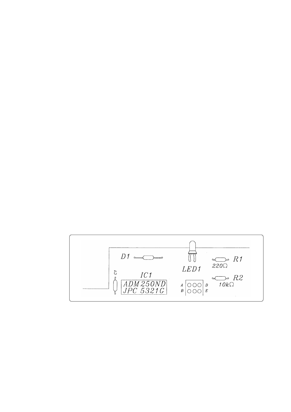 6 led | Renesas MCU Board for PC4504 Emulator System M34570T-MCU User Manual | Page 23 / 36