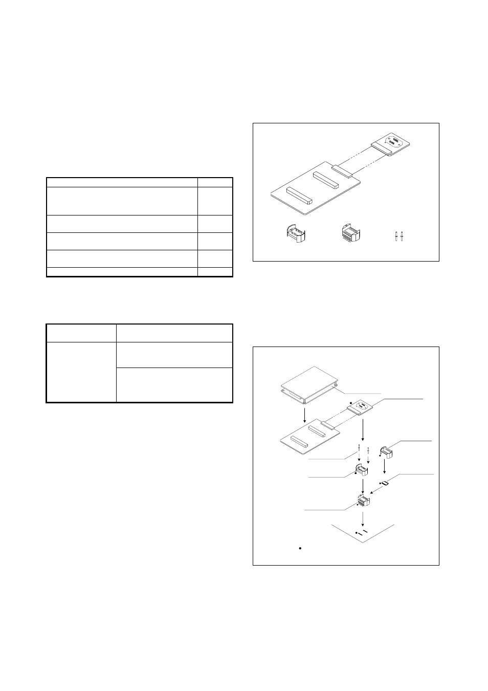 Outline, Package components, Specifications | Usage, Package components (see figure 1), Usage (see figure 2) | Renesas Converter Board R0E521174CSJ00 User Manual | Page 2 / 4