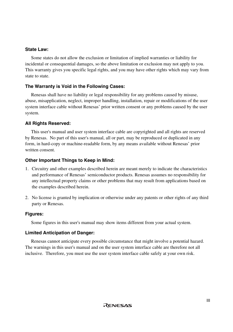 Renesas H8/3062 User Manual | Page 9 / 34