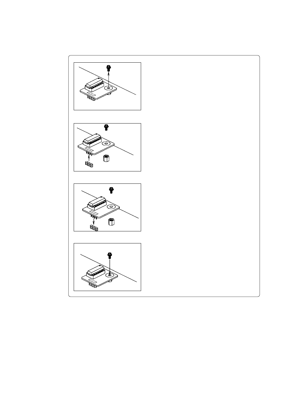 3) replacing the oscillator circuit boards | Renesas Emulation Pod M37760T-RPD-E User Manual | Page 30 / 66