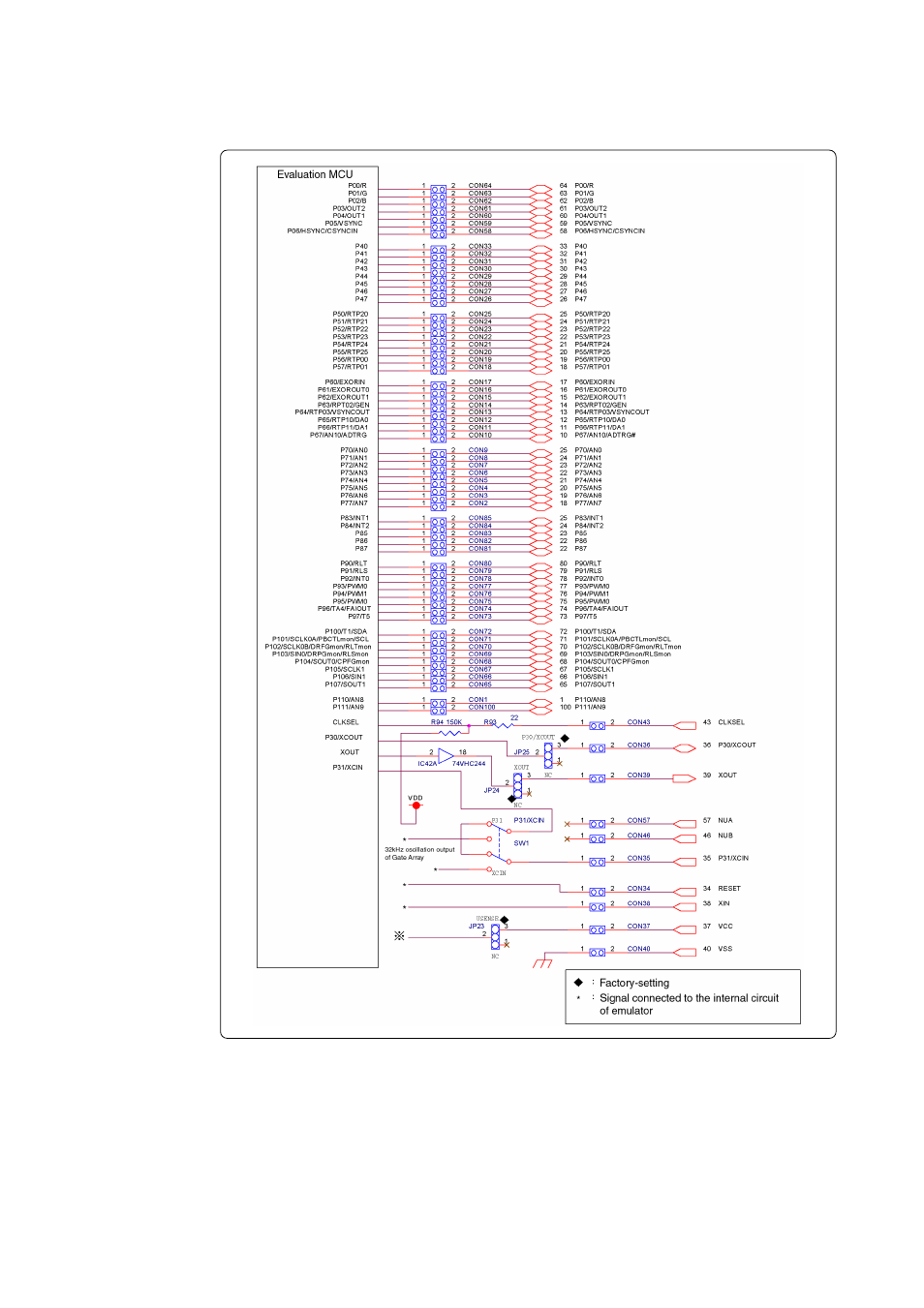 3 connection diagram | Renesas Emulation Pod M37760T-RPD-E User Manual | Page 48 / 66