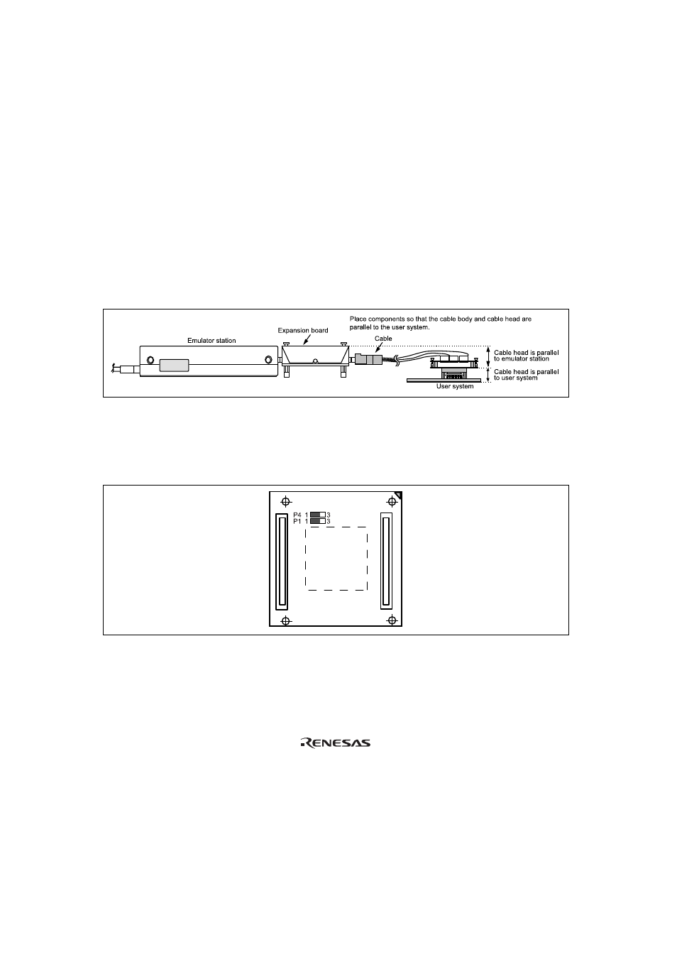Section 5 notice, Figure 11 p1 and p4 short connector | Renesas TFP-100G User Manual | Page 24 / 24