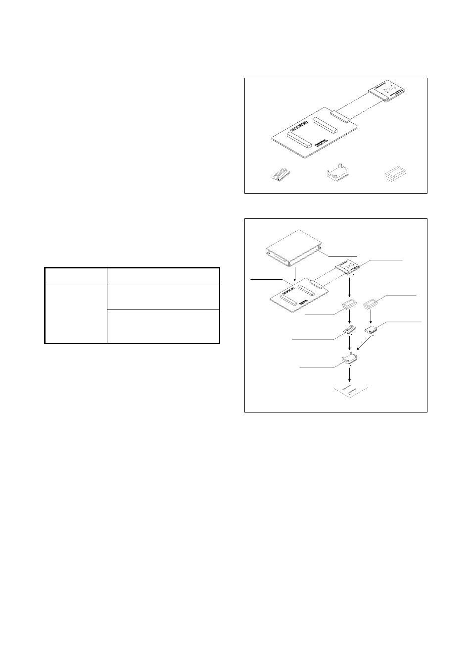 Outline, Package components, Specifications | Usage, Package components (see figure 1), Usage (see figure 2) | Renesas M30263T-42SSB User Manual | Page 4 / 6