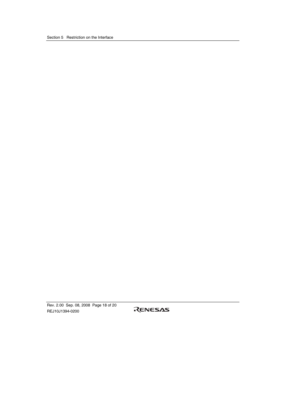Renesas H8SX/1651 User Manual | Page 32 / 38