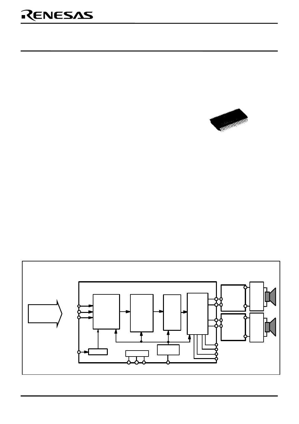 Renesas M65881AFP User Manual | 23 pages