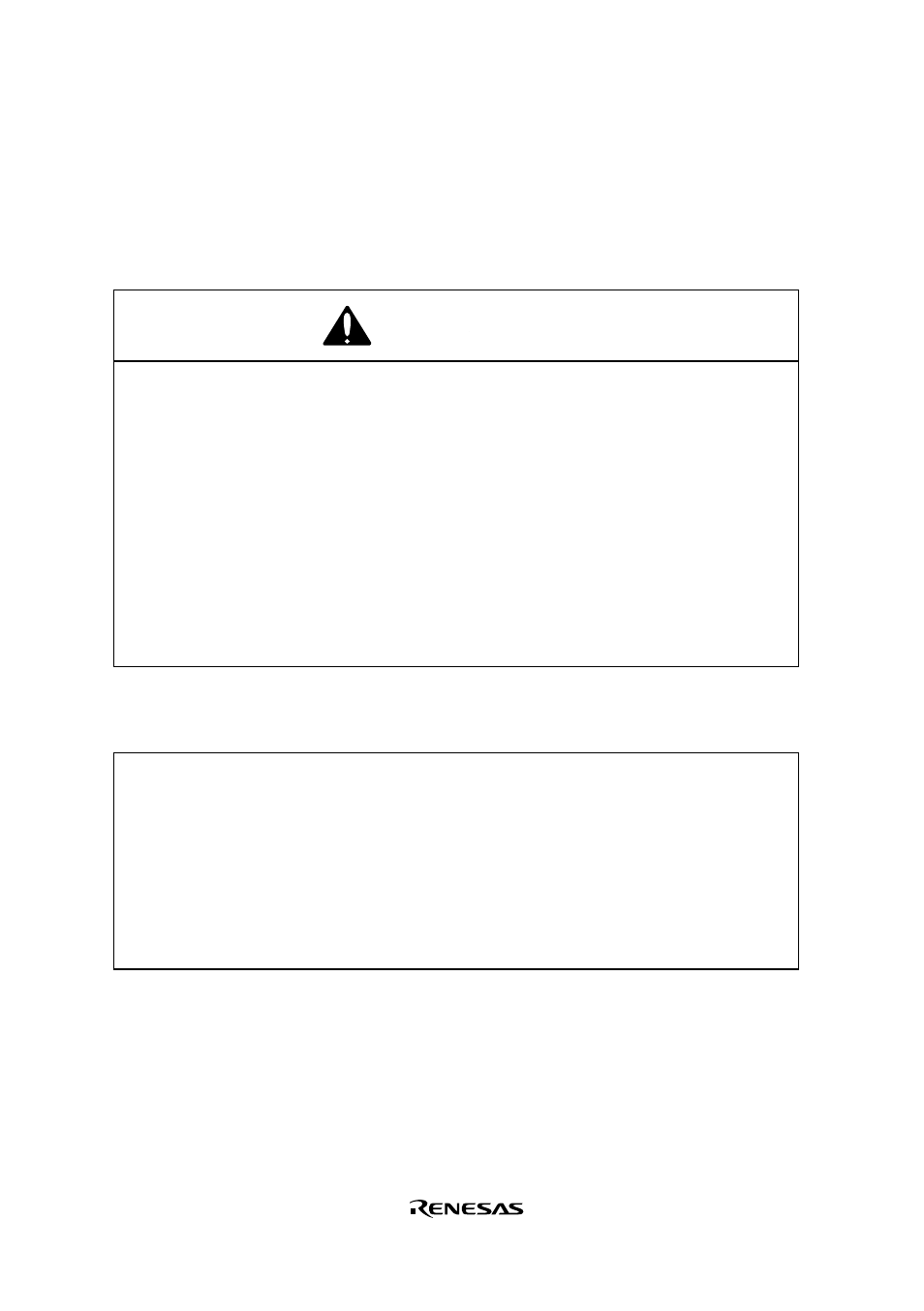 Section 2 connection procedures, Warning, Caution | Renesas H8S/2628 User Manual | Page 14 / 28