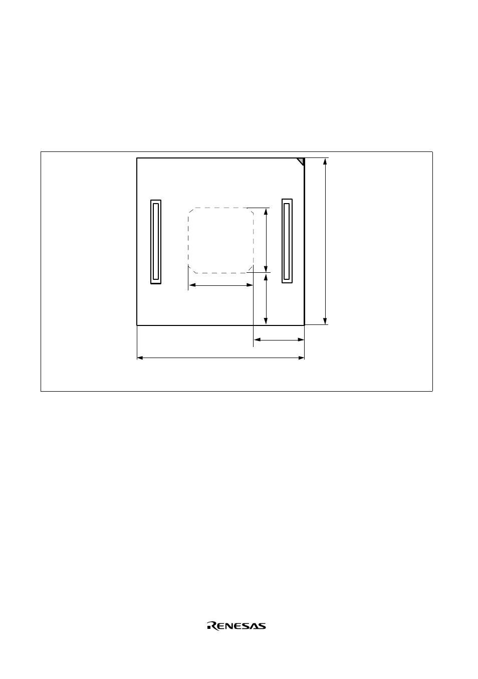 4 dimensions for user system interface cable head | Renesas H8S/2628 User Manual | Page 21 / 28