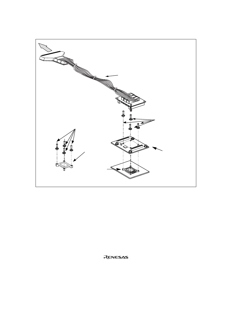 Figure 1 hs3627ecn61h user system interface cable | Renesas H8/3627 Series User Manual | Page 8 / 22