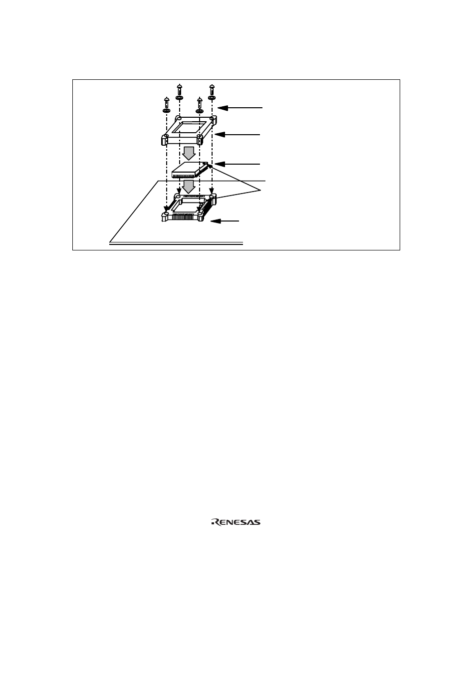 Figure 8 installing mcu to user system | Renesas FP-80A User Manual | Page 20 / 22