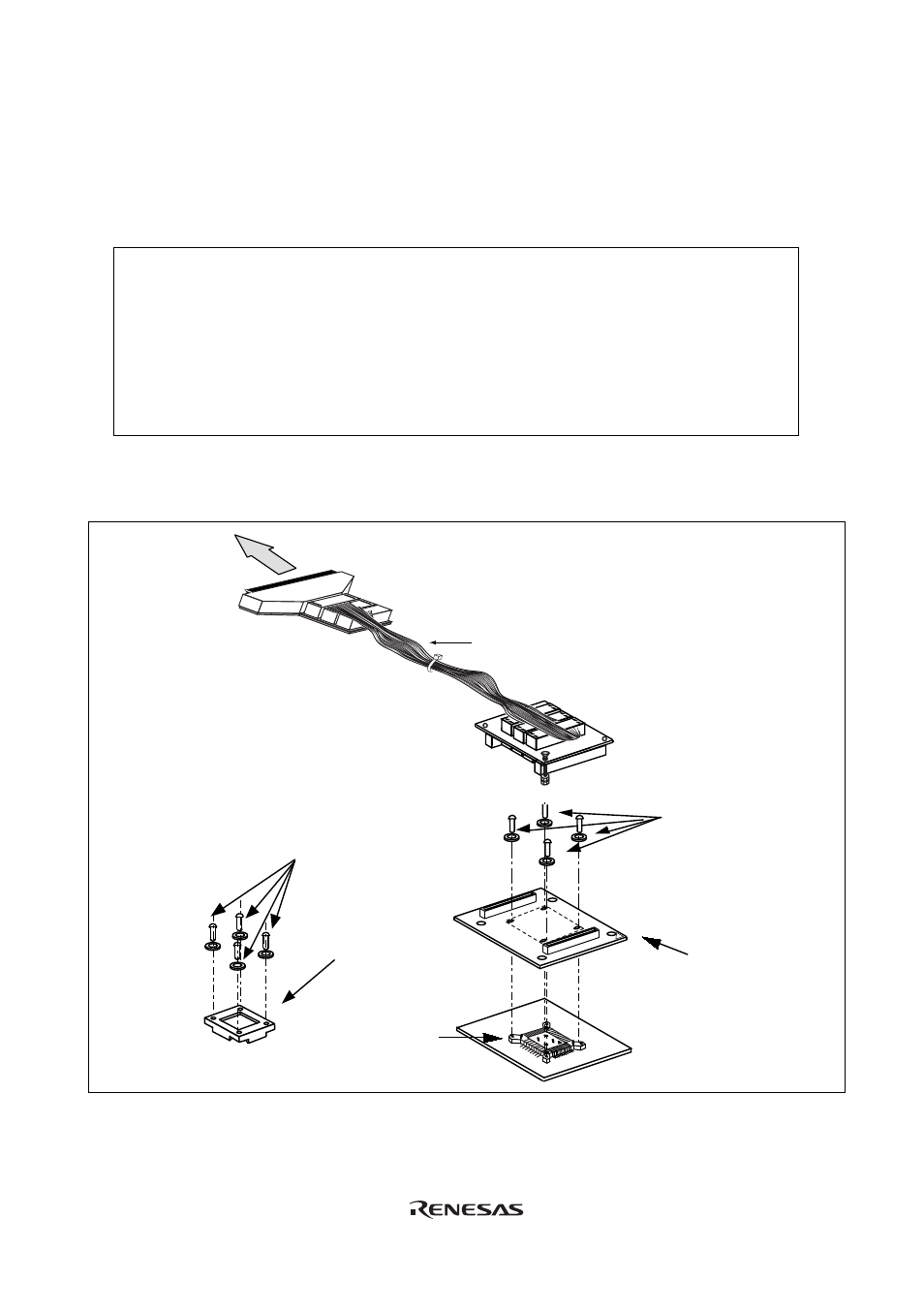 Section 1 configuration, Caution | Renesas H8SX/1520 User Manual | Page 5 / 23