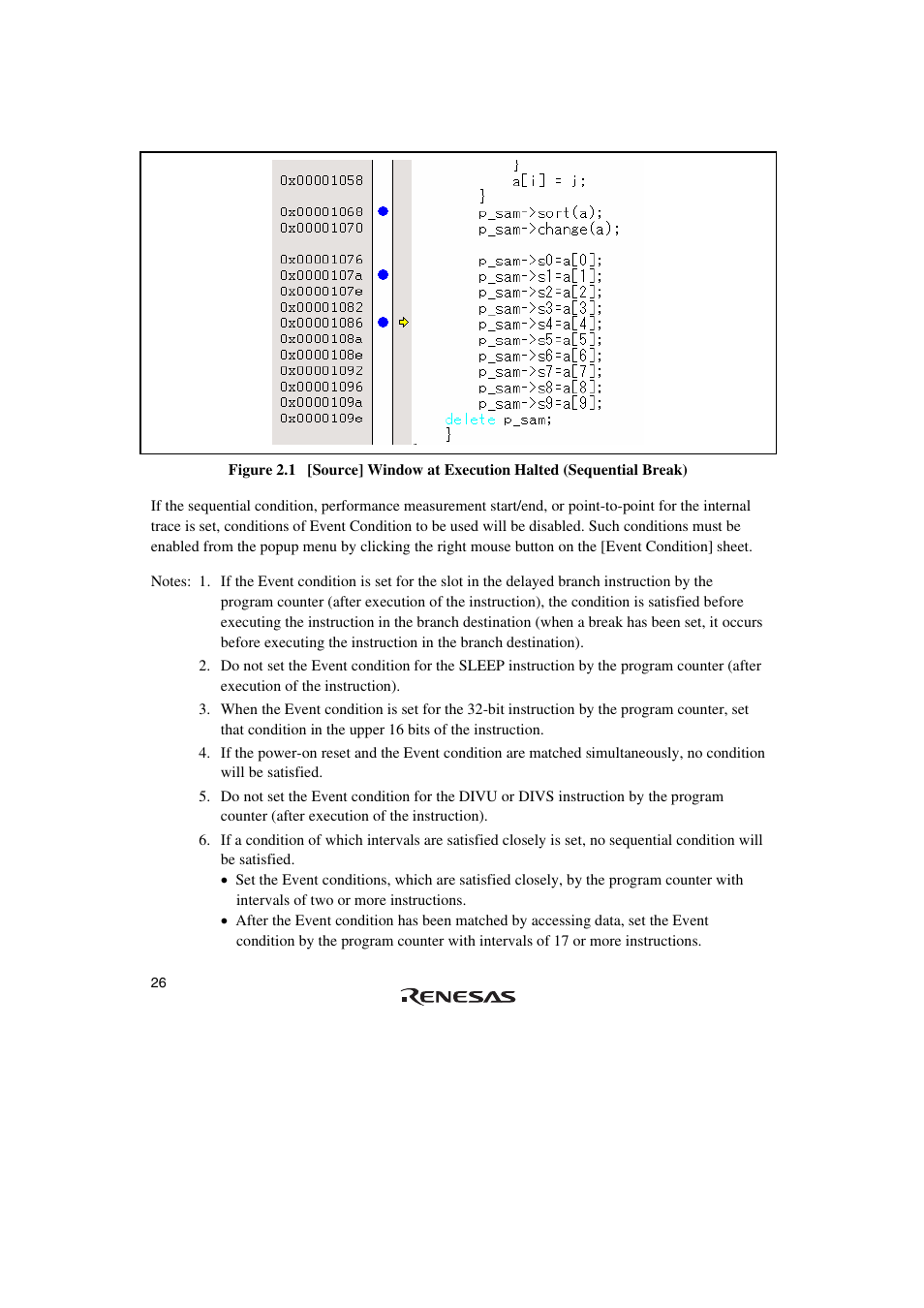 Renesas SuperH HS0720KCU01HE User Manual | Page 32 / 54