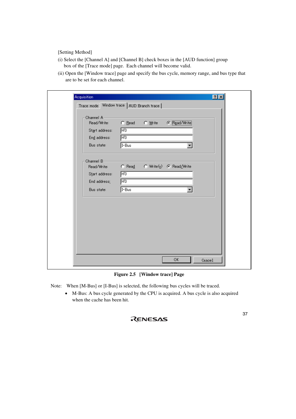 Renesas SuperH HS0720KCU01HE User Manual | Page 43 / 54