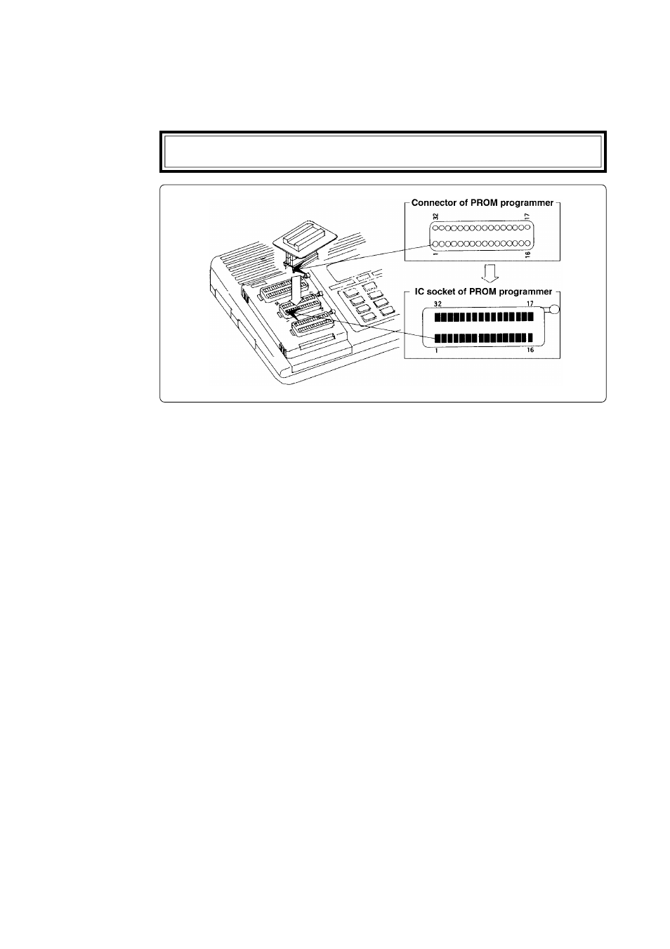 2 attaching adapter to prom programmer | Renesas PCA7429G02 User Manual | Page 9 / 16