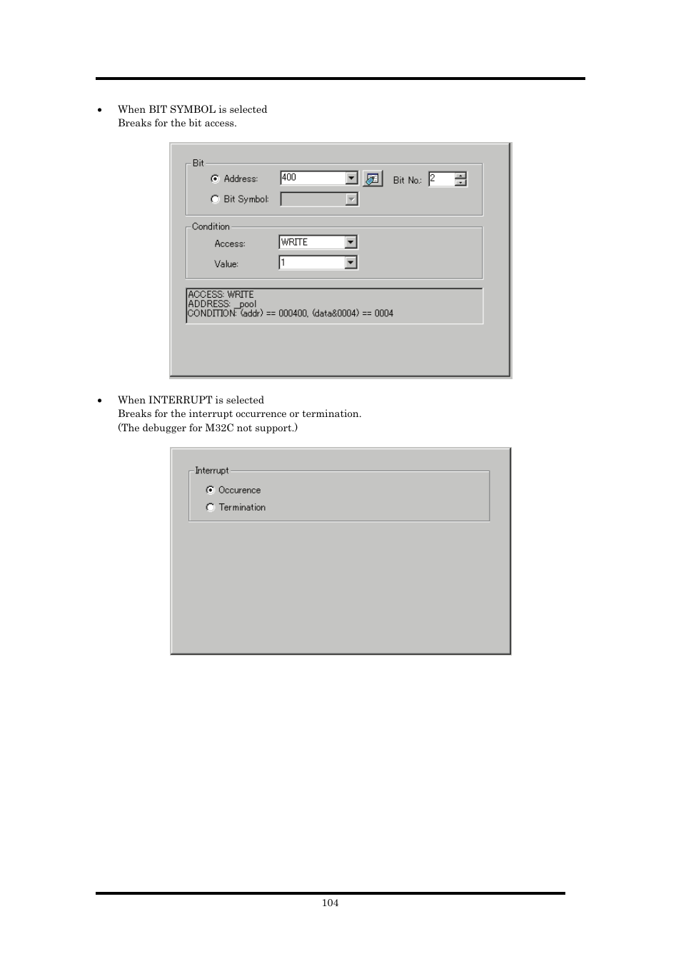 Renesas Emulator Debugger M16C PC4701 User Manual | Page 118 / 296