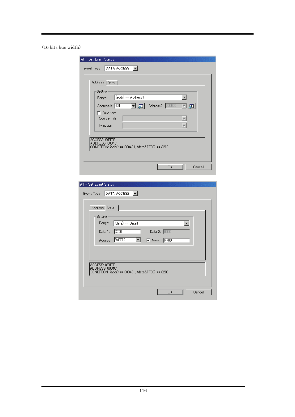 Renesas Emulator Debugger M16C PC4701 User Manual | Page 130 / 296