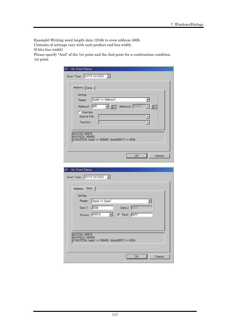 Renesas Emulator Debugger M16C PC4701 User Manual | Page 131 / 296