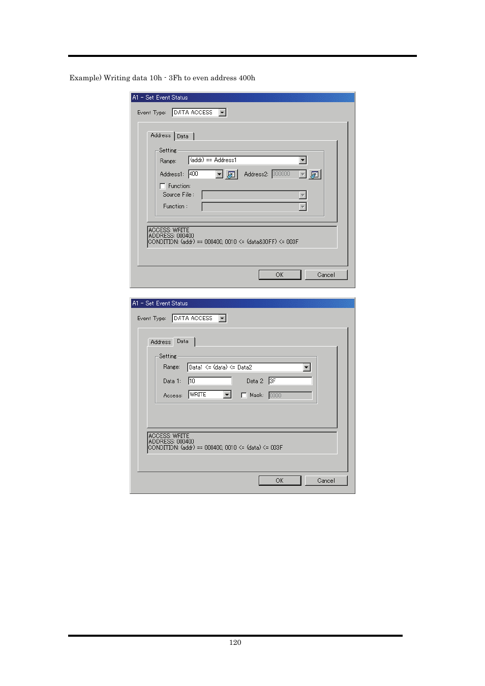 Renesas Emulator Debugger M16C PC4701 User Manual | Page 134 / 296