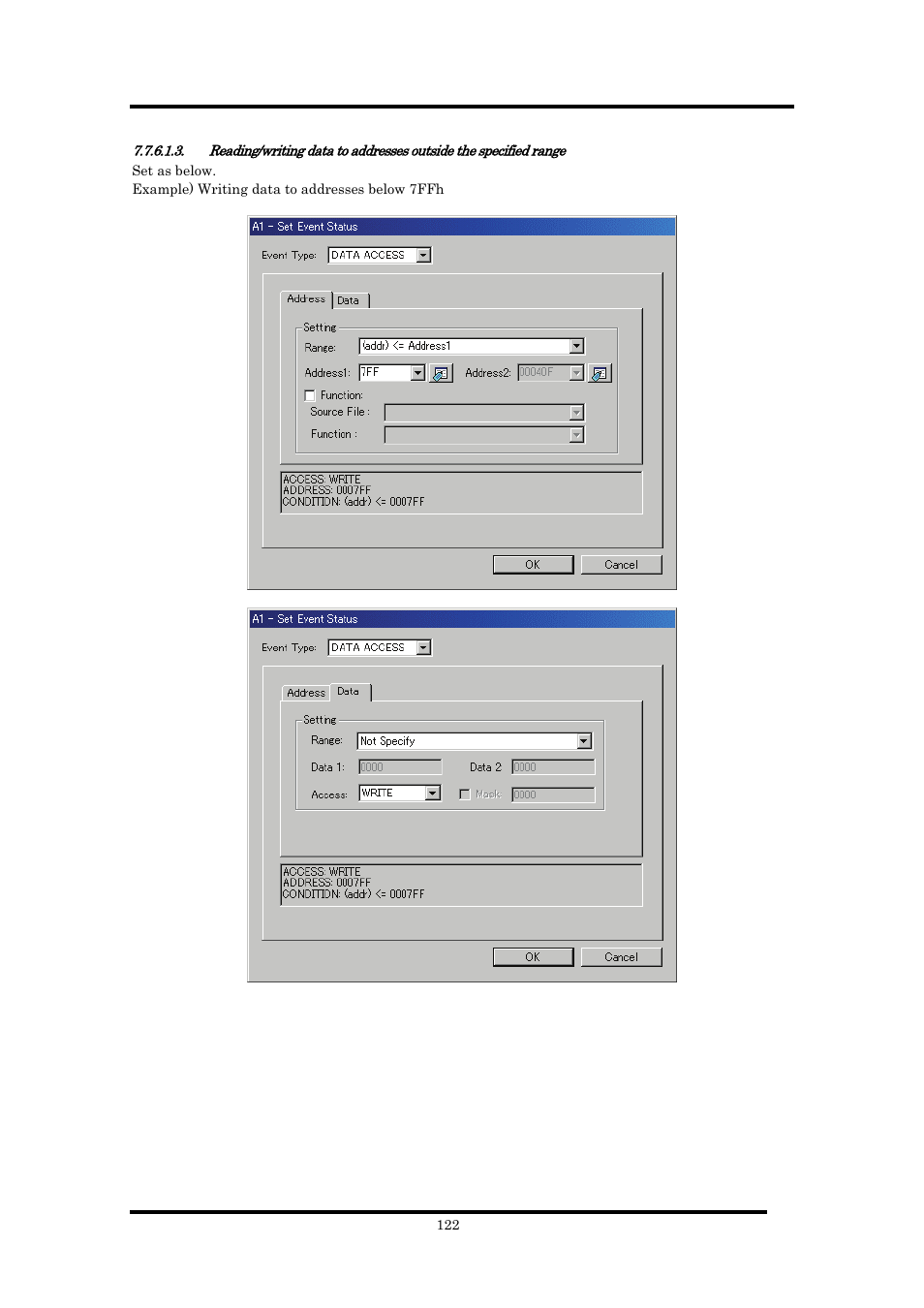 Renesas Emulator Debugger M16C PC4701 User Manual | Page 136 / 296