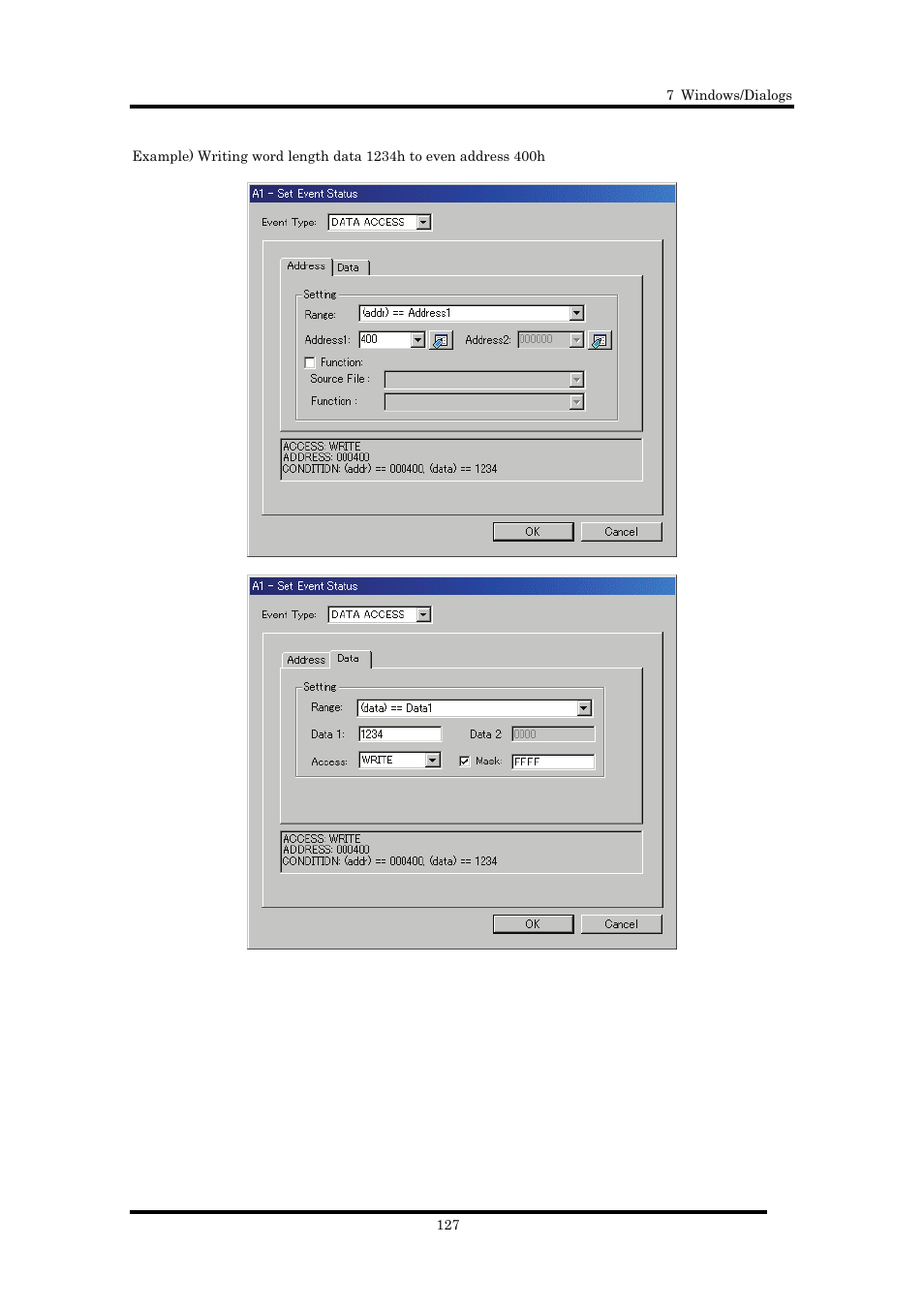 Renesas Emulator Debugger M16C PC4701 User Manual | Page 141 / 296