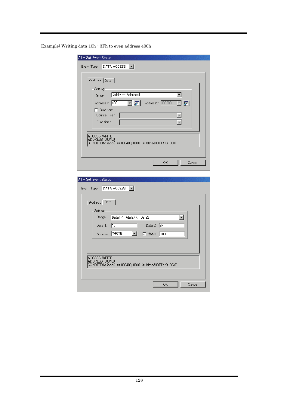 Renesas Emulator Debugger M16C PC4701 User Manual | Page 142 / 296