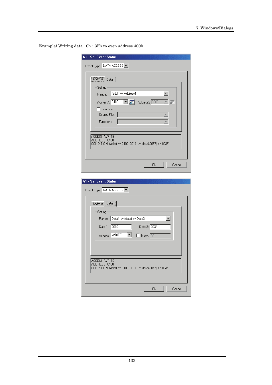 Renesas Emulator Debugger M16C PC4701 User Manual | Page 147 / 296