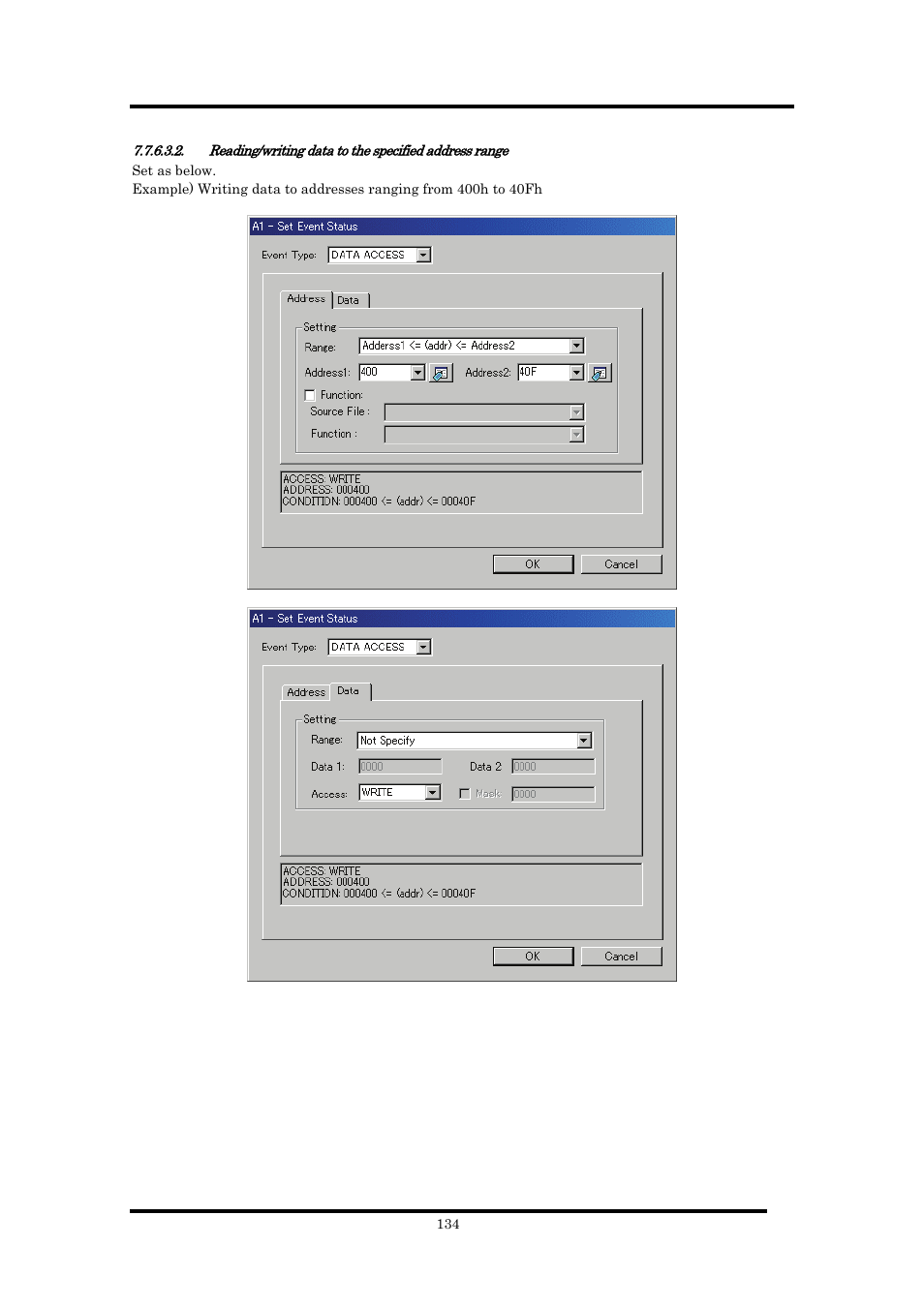 Renesas Emulator Debugger M16C PC4701 User Manual | Page 148 / 296